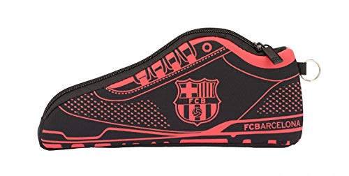 Safta Estuche Portatodo Zapatilla f.c.Barcelona Black 24x10x2, Niños, FC Barcelona, 24 cm