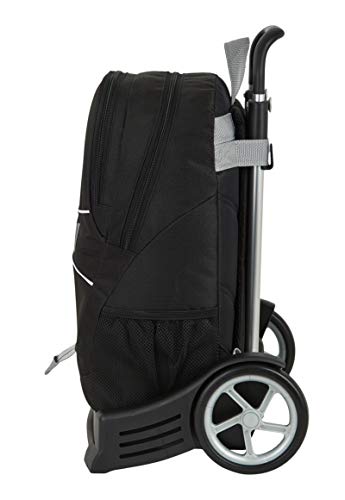 Safta Mochila Espalda Ergonómica con Carro Evolution de Real Madrid, Multicolor, 612024860