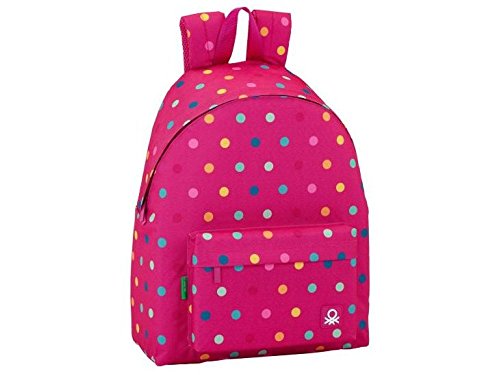 Safta Mochila juvenil Day Pack Ucb Dots Pink Oficial 330x150x420mm