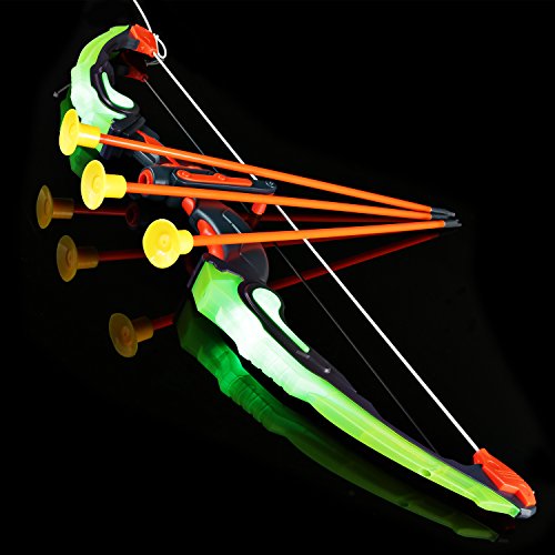 SainSmart Jr.- Juego de Tiro con Arco 3 Flechas, Regalo para niños a Partir de 6 años, Color Verde (Archery Set)