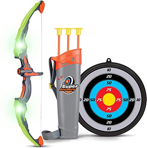 SainSmart Jr.- Juego de Tiro con Arco 3 Flechas, Regalo para niños a Partir de 6 años, Color Verde (Archery Set)