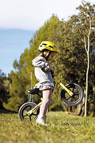 Sawyer Bikes - Casco Infantil Ajustable - Niños 2, 3, 4 y 5 Años (Amarillo)