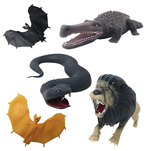 SBABAM - Depredadores de la Jungla Night Edition-Pack con 4 bolsitas Super Animales, 061-19