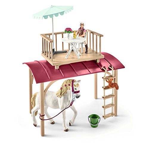 Schleich 42415 Horse Club play set - caravana para reuniones secretas del club, juguetes a partir de 5 años