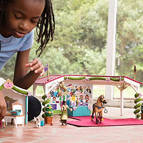 Schleich 42466 Horse Club Play Set - Gran espectáculo ecuestre, juguetes a partir de 5 años