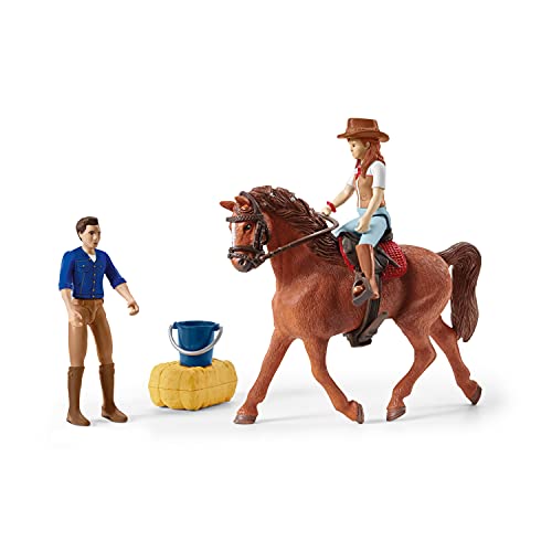 Schleich 42535 Playset - Aventura Coche y Remolque Caballos (Horse Club)