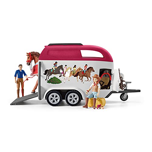 Schleich 42535 Playset - Aventura Coche y Remolque Caballos (Horse Club)