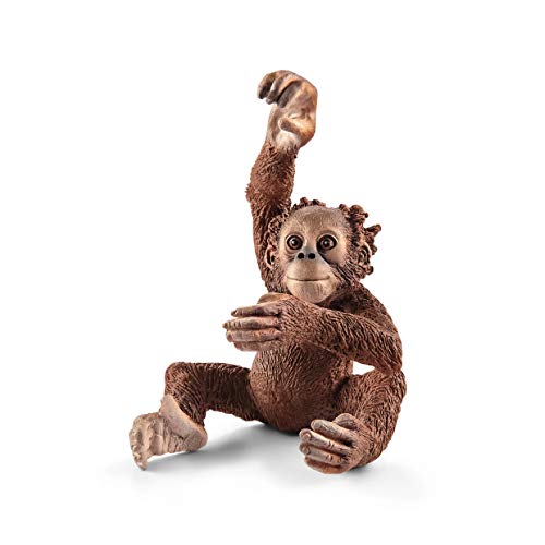 Schleich- Cría de Orangután Figura, Multicolor (14776)