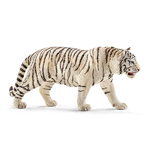 Schleich- Tigre Blanco, 13.7 x 6.1 x 3.6 (14731)