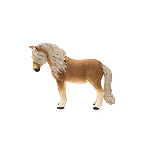 Schleich- Yegua Poni islandesa, Color marrón (13790)