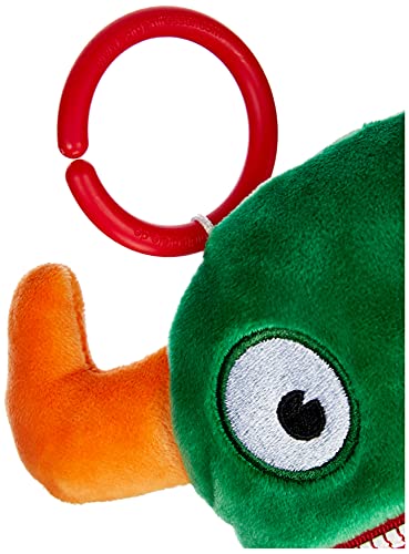 Schmidt Spiele Pat Monstruo Felpa Verde, Naranja, Color Blanco - Juguetes de Peluche (Monstruo, Verde, Naranja, Color Blanco, Felpa, Niño, 50 g)