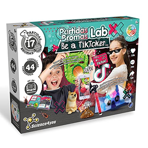 SCIENCE FOR YOU- Juego FABRICA EDICION TIK TOK con 15 BROMAS, Multicolor (80003110)