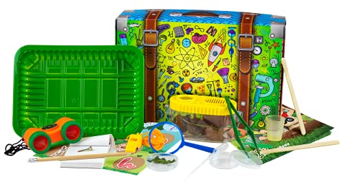 Science4you-Kit Explorador Kit Ciencia con +15 Eco Actividades: CREA un Hormiguero, Utiliza la Linterna Infantil y Lupa, Juegos Educativos y Multi Idioma para Niños +4 Años (80003070)