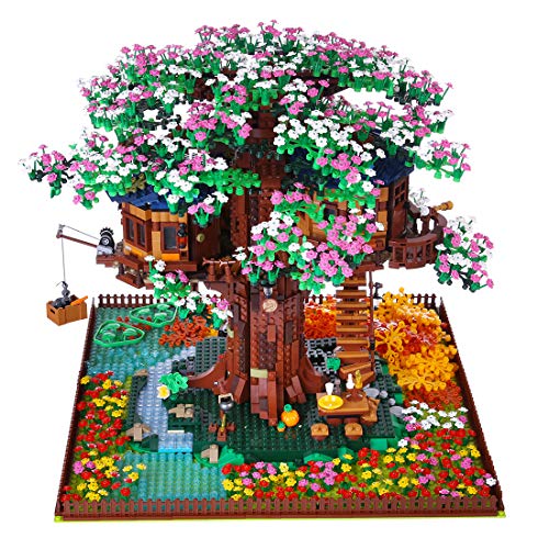 SENG Sakura - Juego de bloques de construcción para casa de árbol Lego 21318 (sin casa de árbol Lego)