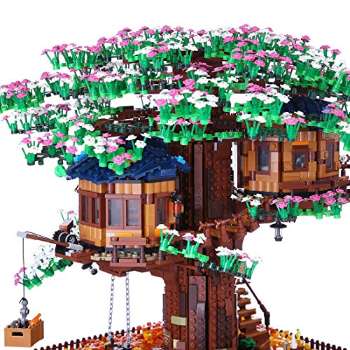 SENG Sakura - Juego de bloques de construcción para casa de árbol Lego 21318 (sin casa de árbol Lego)