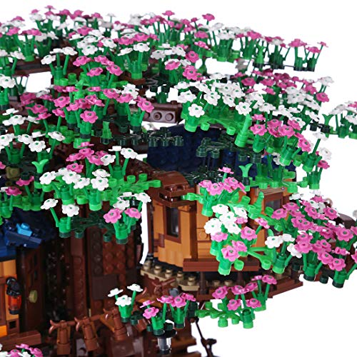 SENG Sakura - Juego de bloques de construcción para casa de árbol Lego 21318 (sin casa de árbol Lego)