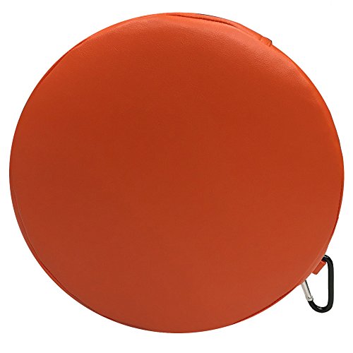 Senseez SENZ58704 - Almohada Circular, Color Naranja