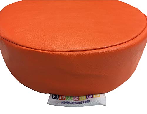 Senseez SENZ58704 - Almohada Circular, Color Naranja