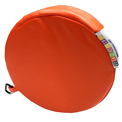 Senseez SENZ58704 - Almohada Circular, Color Naranja