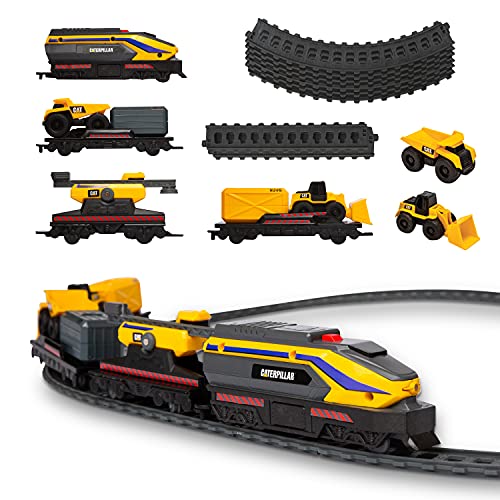 Set de Tren Miniatura Cat - Little Machines Power Track Train Set