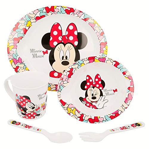 SET MICRO BABY 5 PCS. MINNIE MOUSE - DISNEY - COLOR BOWS