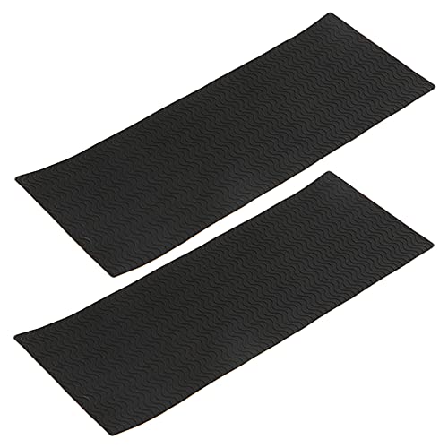 Sharplace Almohadilla Antideslizante autoadhesiva reemplazable para Zapatos, Pegatina Protectora de Suela de Zapato con Agarre Ondulado, Corte de cojín, tamaño - Negro