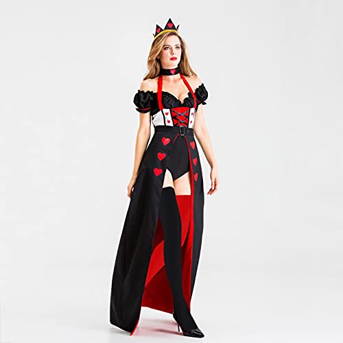 Sheey Elegante Vestido Fiesta Noche Gótico Delgado Sexy Falda de Bruja Vampiro para Mujer Halloween Calavera Ropa de Rendimiento Escenario Disfraz Cosplay Chicas Adolescentes Otoño Invierno