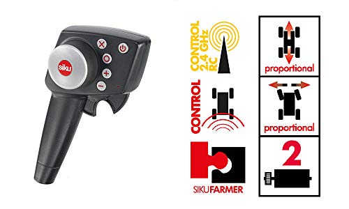 SIKU- Control 6880, Tractor teledirigido Fendt 939, 1:32, Incl. Mando a Distancia radiocontrol, Metal/Plástico, Verde, Funciona con Pilas, Compatible con Accesorios, Color (4368700)