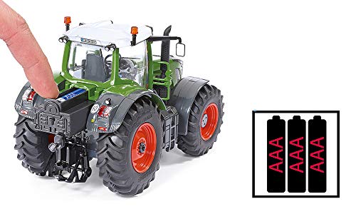 SIKU- Control 6880, Tractor teledirigido Fendt 939, 1:32, Incl. Mando a Distancia radiocontrol, Metal/Plástico, Verde, Funciona con Pilas, Compatible con Accesorios, Color (4368700)