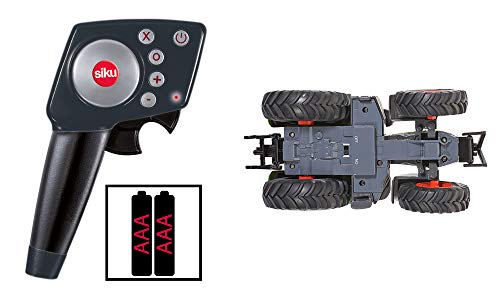 SIKU- Control 6880, Tractor teledirigido Fendt 939, 1:32, Incl. Mando a Distancia radiocontrol, Metal/Plástico, Verde, Funciona con Pilas, Compatible con Accesorios, Color (4368700)