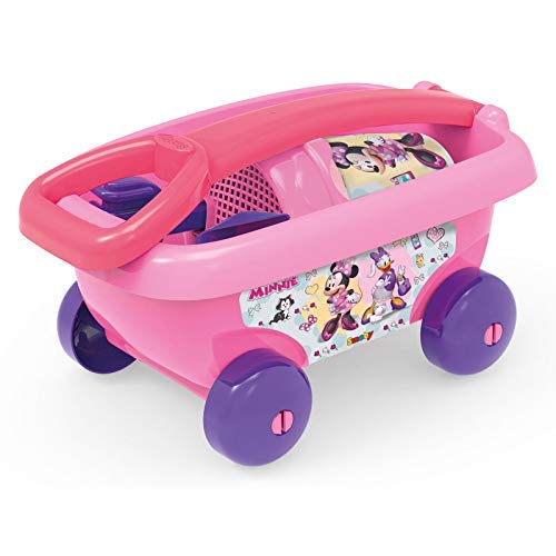 Simba- Autre Mickey & Friends Carrito de Playa Minnie Mouse con Cubo y Accesorios, 44 cm, Color Otro (867002)