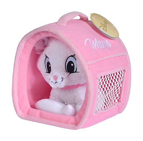 Simba- Marie Aristocats Peluche Con Transportín, Multicolor (6315876450)