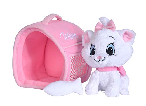 Simba- Marie Aristocats Peluche Con Transportín, Multicolor (6315876450)