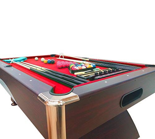 Simba Srl Mesa de Billar Juegos de Billar Pool 8 ft Carambola Full Medición 220 X 110 cm