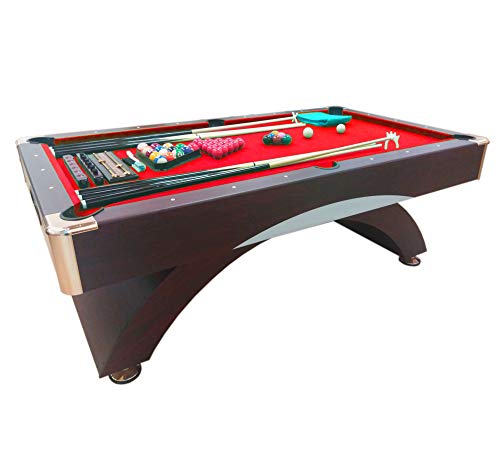 Simba Srl Mesa de Billar Juegos de Billar Pool 8 ft Carambola Full Medición 220 X 110 cm