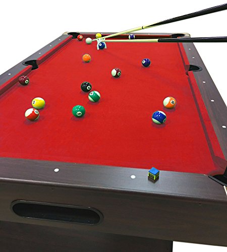 Simba Srl Mesa de Billar Juegos de Billar Pool 8 ft Carambola Full Medición 220 X 110 cm