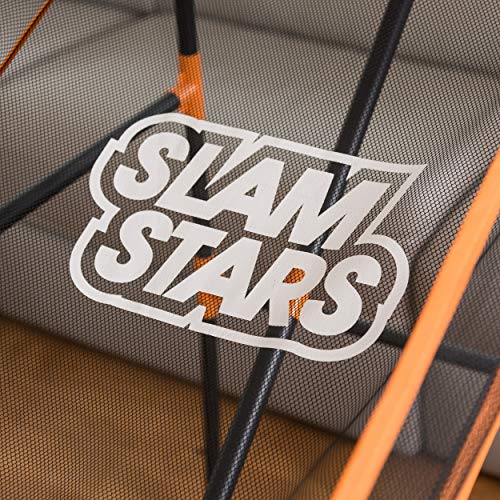 Slam Stars- Juego de Baloncesto para niños, 2 Jugadores Interior al Aire Libre Conjunto con Shoot Hoop Backboard, Color Negro (Toyrific TY6005)