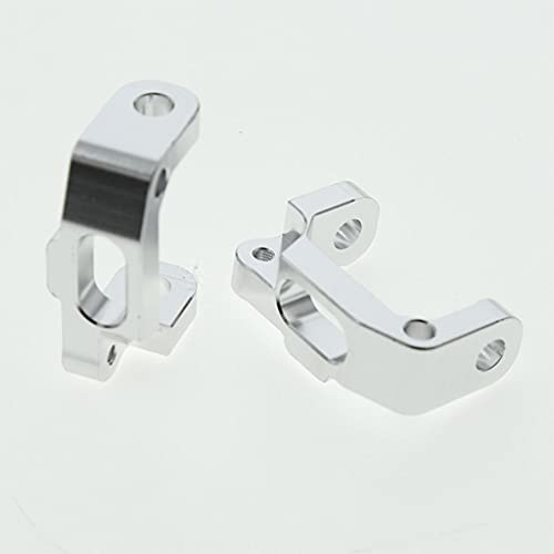 SM SunniMix Paquete de 2 Piezas de actualización de Soporte de Cubo en C de aleación a Escala 1/10 para Accesorios de Camiones con Errores de vehículo Tamiya CC01 - Plata