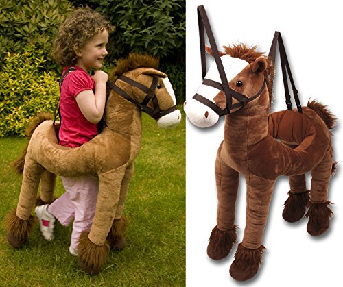 Small Foot Design 6326 - Caballo de peluche en bandolera