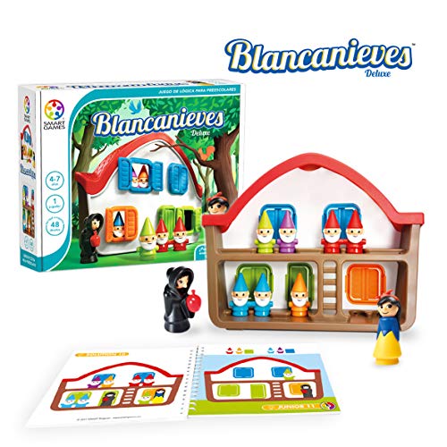 smart games- Disney Princess Blancanieves Deluxe, Juego de ingenio, Multicolor (Ludilo SG024ES)