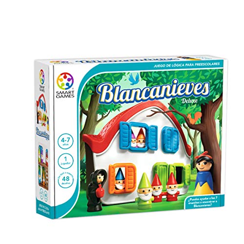 smart games- Disney Princess Blancanieves Deluxe, Juego de ingenio, Multicolor (Ludilo SG024ES)