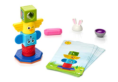 smart games My First Totem, Bloques Construccion Bebe, Juegos de Mesa Bebes, Juguetes Niñas Niño, Multicolor (Lúdilo SMX230)