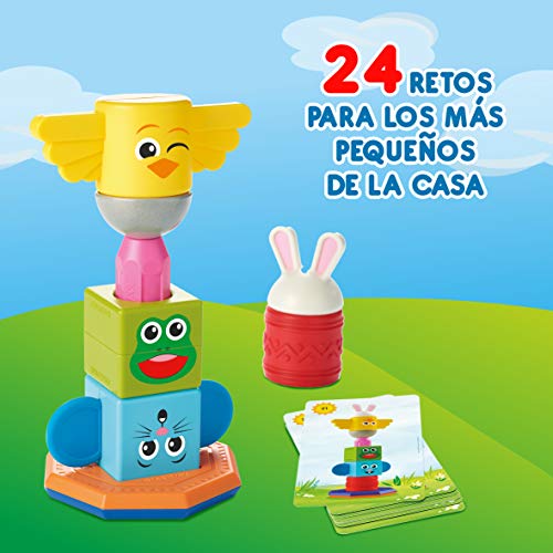 smart games My First Totem, Bloques Construccion Bebe, Juegos de Mesa Bebes, Juguetes Niñas Niño, Multicolor (Lúdilo SMX230)