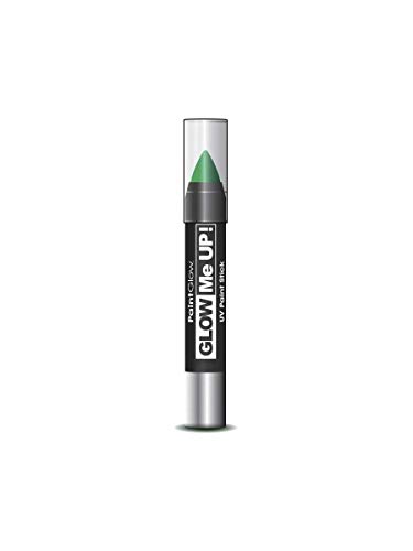 Smiffy's - Glow Me Up Pintura UV palo 3 g, color verde (46133)