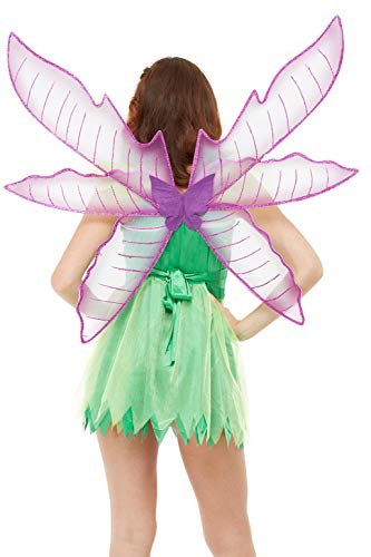 Smiffys Pixie Fairy Wings Alas de hada, color morado, (50767)