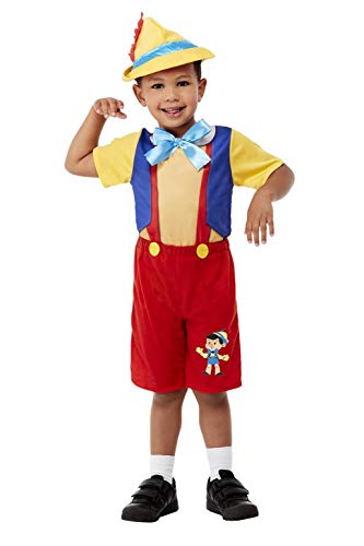 Smiffys Toddler Puppet Boy Costume Disfraz de marioneta para niño pequeño, color rosso, Toddler-1-2 Years (71026T1)