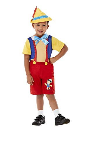 Smiffys Toddler Puppet Boy Costume Disfraz de marioneta para niño pequeño, color rosso, Toddler-1-2 Years (71026T1)