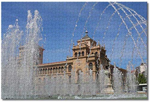 Smntt 1000pcs Puzzle Rompecabezas Puzzle Rompecabezas de Museo Nacional de Escultura de España Valladolid para Infantiles Adolescentes DIY Juguetes Regalo