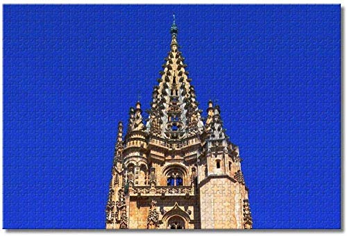 Smntt Puzzle de 1000 Creativo Puzzle Adultos Catedral de San Salvador, Oviedo, España Divertido Juego Familiar DIY Juguetes Regalo