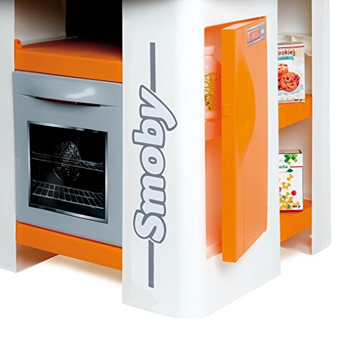 Smoby-311016 Cocina Studio, Color Naranja, (311016)